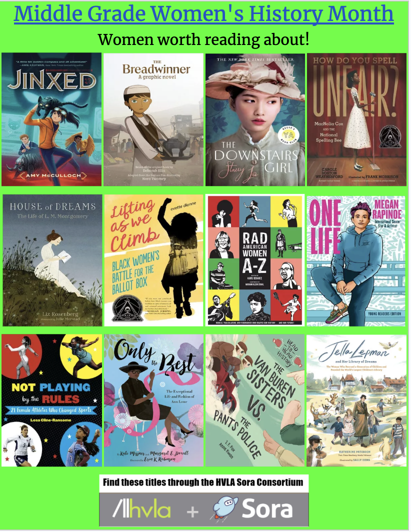 Middle Grade Women's History Month